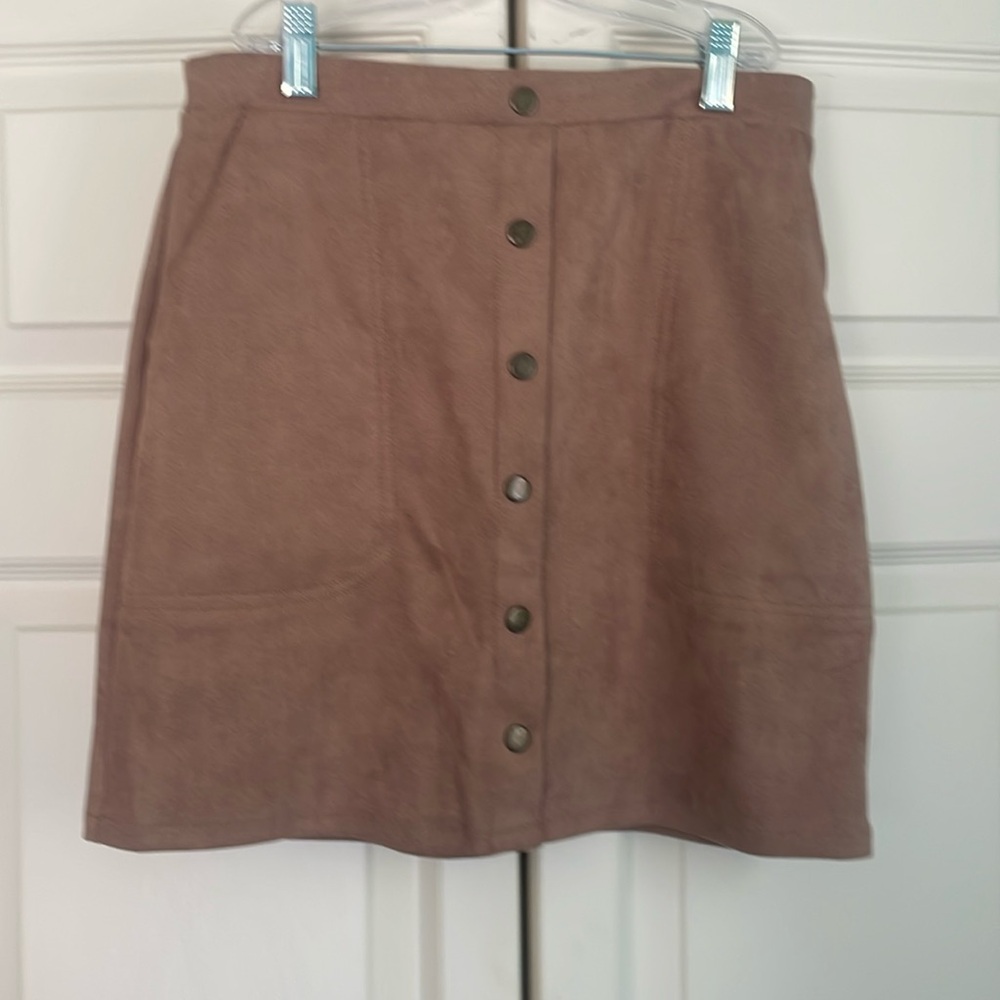 Vonmaur Faux Suede Skirt JUNIOR size M
